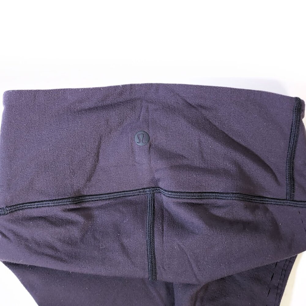 Lululemon Leggings Purple Cutout Tights Womens Size 4 - Picture 6 of 8